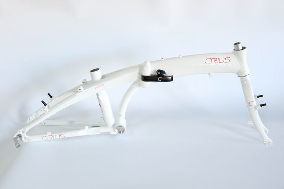 Cornice per biciclette OEM Customized Folding Ebike Frame 2900g Gloss Surface Processing Mode