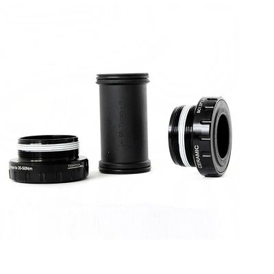 68-73mm AL7075 Cuscinetto in ceramica in alluminio PE 24mm Press-Fit Folding Bike Bottom Bracket