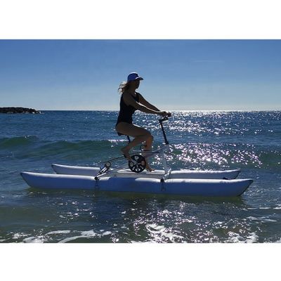 Resort Hotel attrezzature per giochi d'acqua Leghe pedali bicicletta galleggiante bicicletta d'acqua gonfiabile