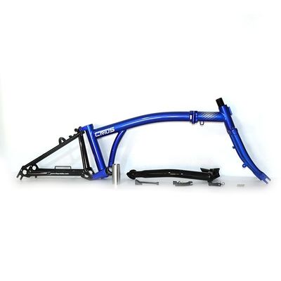 Bicicletta pieghevole in acciaio leggera da 16"-17" CR-MO 4130 per avventure all'aperto