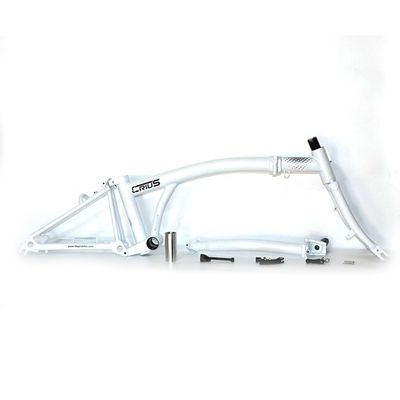 Bicicletta pieghevole in acciaio leggera da 16"-17" CR-MO 4130 per avventure all'aperto