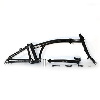 Bicicletta pieghevole in acciaio leggera da 16"-17" CR-MO 4130 per avventure all'aperto