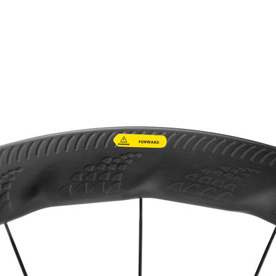 Fibra di carbonio Superteam Road Bike Wheel Set 25mm Larghezza 50mm Profondità Cuscinetti ceramici