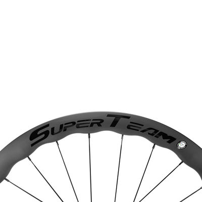 Superteam personalizzato 25mm Larghezza 45mm Profondità Clincher Ruote di bicicletta al carbonio