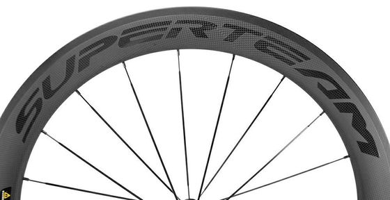 Wheelset stradale in fibra di carbonio personalizzabile da 45 mm 700c 20 24h R13 Hub Carbon Wheels