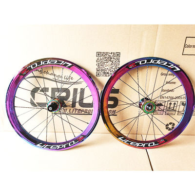 Biciclette stradali 20 pollici di alluminio 8/9/10/11 velocità 4 cuscinetto a doppia parete colore arcobaleno