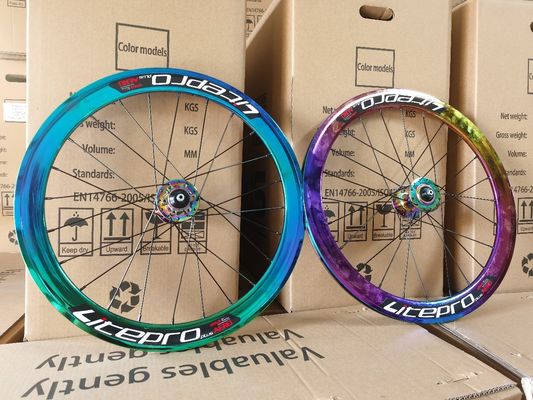 Biciclette stradali 20 pollici di alluminio 8/9/10/11 velocità 4 cuscinetto a doppia parete colore arcobaleno
