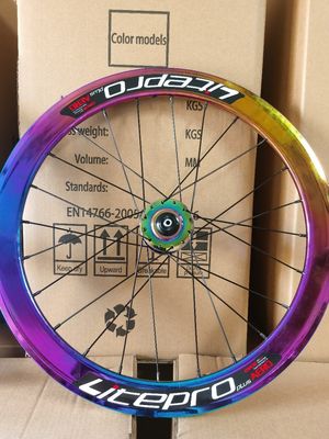 Biciclette stradali 20 pollici di alluminio 8/9/10/11 velocità 4 cuscinetto a doppia parete colore arcobaleno