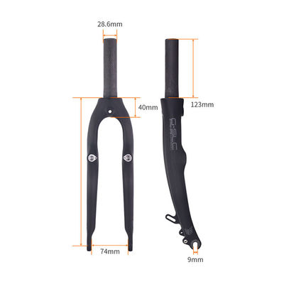20 pollici di bicicletta pieghevole con forcella anteriore in fibra di carbonio 406 C clip V freno SP8 451 Crius