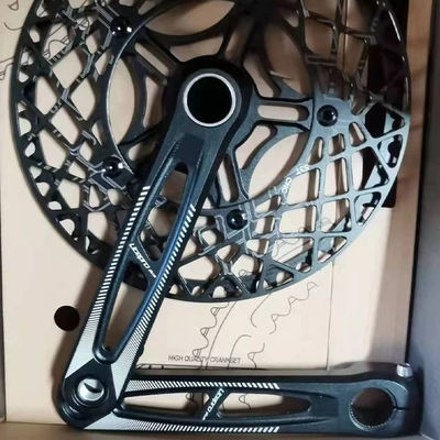53T 56T 58T Biciclette stradali Lega di alluminio CNC Litepro Plus Crankset per biciclette 130mm BCD