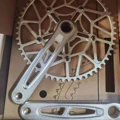53T 56T 58T Biciclette stradali Lega di alluminio CNC Litepro Plus Crankset per biciclette 130mm BCD