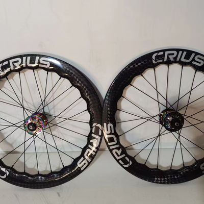 BMX Carbon Wheelset 1.8kg Peso per la bici pieghevole Crius prestazioni durature