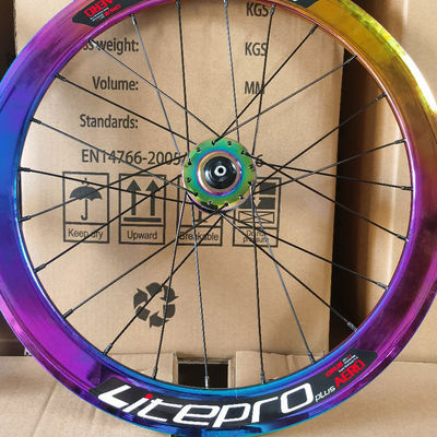 20 pollici di fibra di carbonio per biciclette da strada 8/9/10/11 velocità doppia parete colore arcobaleno