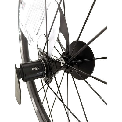 Nero 451 Gloss 3K Rim Freno Ceramico Cuscinetto Hub Lama Spokes Superteam Carbon Wheelset