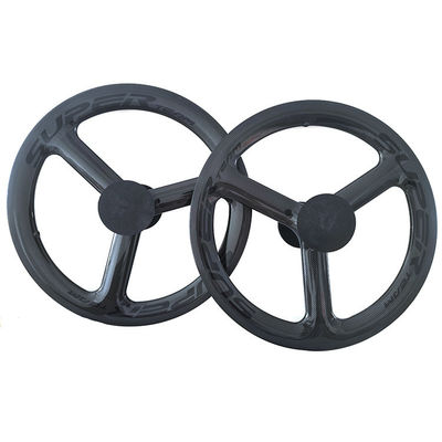 Super Team 451 3K Grosy Rim Brake Wheelset Nero per mountain bike professionali