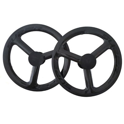 Super Team 451 3K Grosy Rim Brake Wheelset Nero per mountain bike professionali
