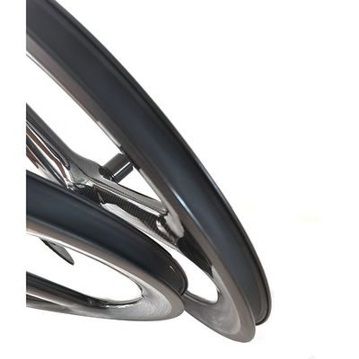 Super Team 451 3K Grosy Rim Brake Wheelset Nero per mountain bike professionali