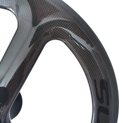 Super Team 451 3K Grosy Rim Brake Wheelset Nero per mountain bike professionali