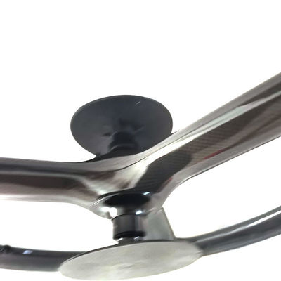 Super Team 451 3K Grosy Rim Brake Wheelset Nero per mountain bike professionali