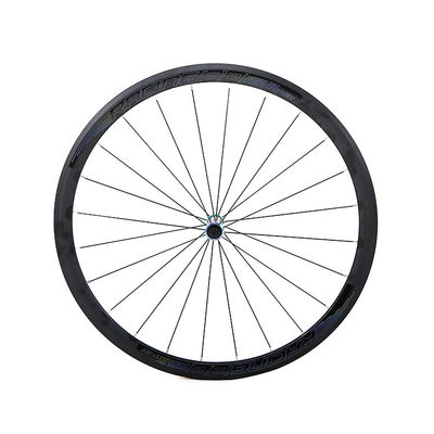 Retrospective 700c Wheel Set in nero con RS Hub Carbon Body e Galaxy Color 24/24 Fori