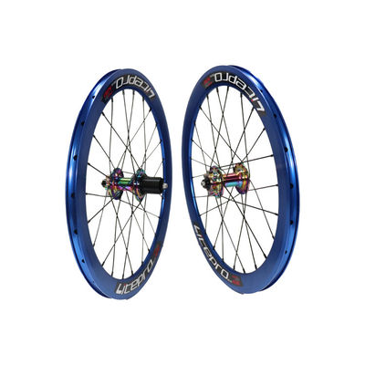 451 Freno a disco Leggio di alluminio Ruote di bicicletta Ruota di bicicletta Clincher 24-30h Spoke Hole