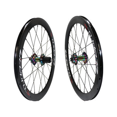 451 Freno a disco Leggio di alluminio Ruote di bicicletta Ruota di bicicletta Clincher 24-30h Spoke Hole