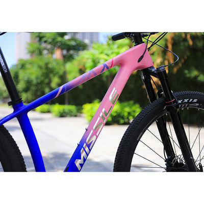 Bici da montagna in fibra di carbonio per adulti con forcella in alluminio da 29 pollici