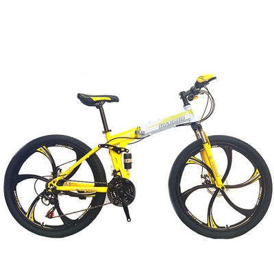 21 velocità 26" telaio pieghevole in acciaio Bicicletta da montagna con SHIMANO Tourney Derailleur Set