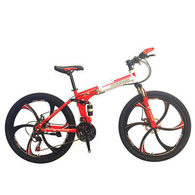 21 velocità 26" telaio pieghevole in acciaio Bicicletta da montagna con SHIMANO Tourney Derailleur Set
