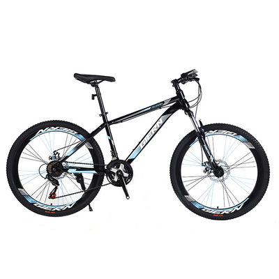 Carbon Steel Mountain Bike Mtb con sospensione a forcella e bordo a tre muri da 40 mm