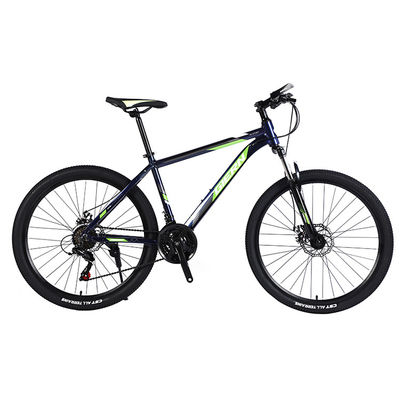 Bicicletta da montagna sportiva a telaio in acciaio con larghezza di pneumatici da 26 pollici e freno a disco meccanico Tongli