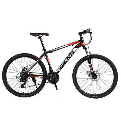Freno a disco ruota anteriore e posteriore 26 pollici mountain bike con telaio in acciaio robusto