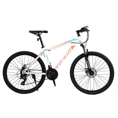 Freno a disco ruota anteriore e posteriore 26 pollici mountain bike con telaio in acciaio robusto