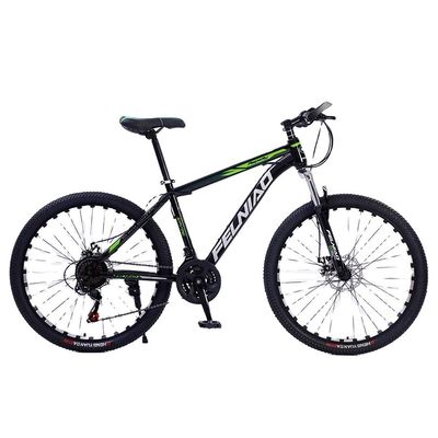 Bici da montagna a telaio in alluminio con capacità di carico di 100 kg e sistema di frenatura idraulica Shimano