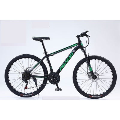 Bici da montagna a telaio in alluminio con capacità di carico di 100 kg e sistema di frenatura idraulica Shimano