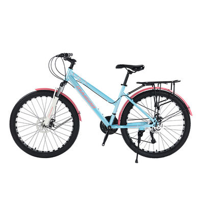 Freno a disco meccanico 21 velocità Cornice in acciaio Bicicleta da strada di montagna per biciclette da viaggio in città