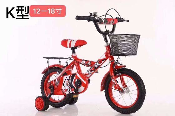 Bicicleta per bambini da 12 pollici con ruote di addestramento Bicicleta per bambini da 12 14 16 18 20 pollici con portabici
