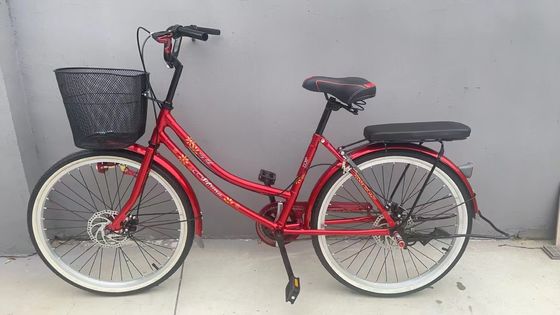 24 pollici bici da donna con portabici elegante bici da donna Bicicleta Urbana Femenina stile classico bici da donna