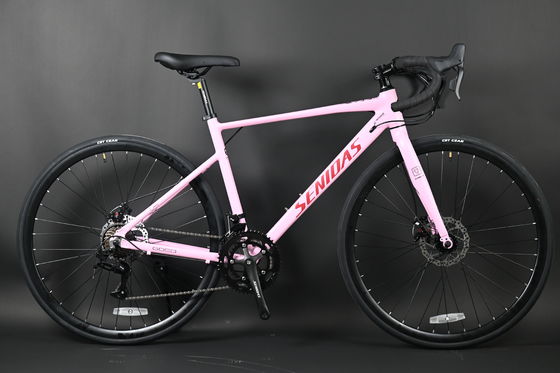 Bicicletta da strada a 2×7 velocità personalizzabile Vendita all'ingrosso di bici da strada personalizzabili Bici da strada economiche con telaio in alluminio Bici da strada leggere per pendolari urbani