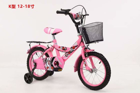 Bicicleta per bambini da 12 pollici con ruote di addestramento Bicicleta per bambini da 12 14 16 18 20 pollici con portabici