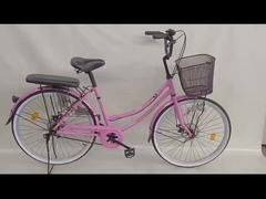 24 pollici City bicycle single speed city bike freno a disco con luce dinamo